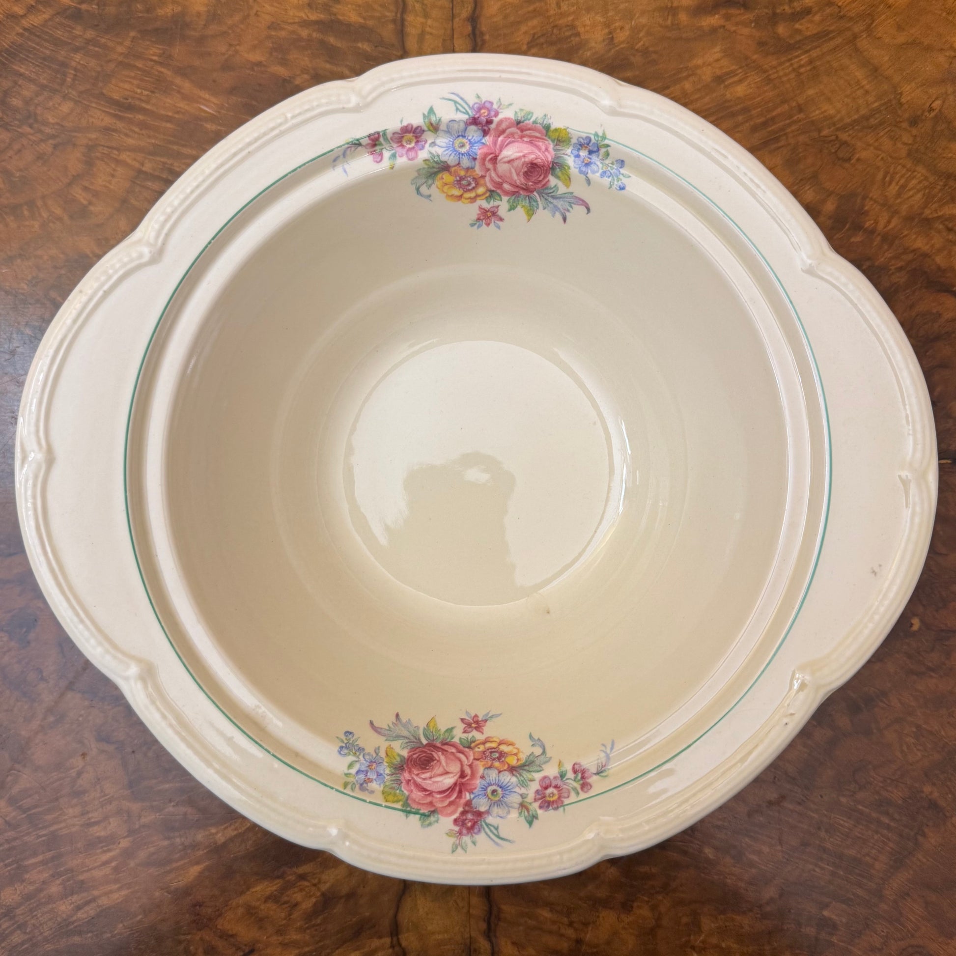 Burleigh Athlone Serving Bowl With Handles 