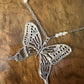Butterfly Long Necklace Costume Jewellery