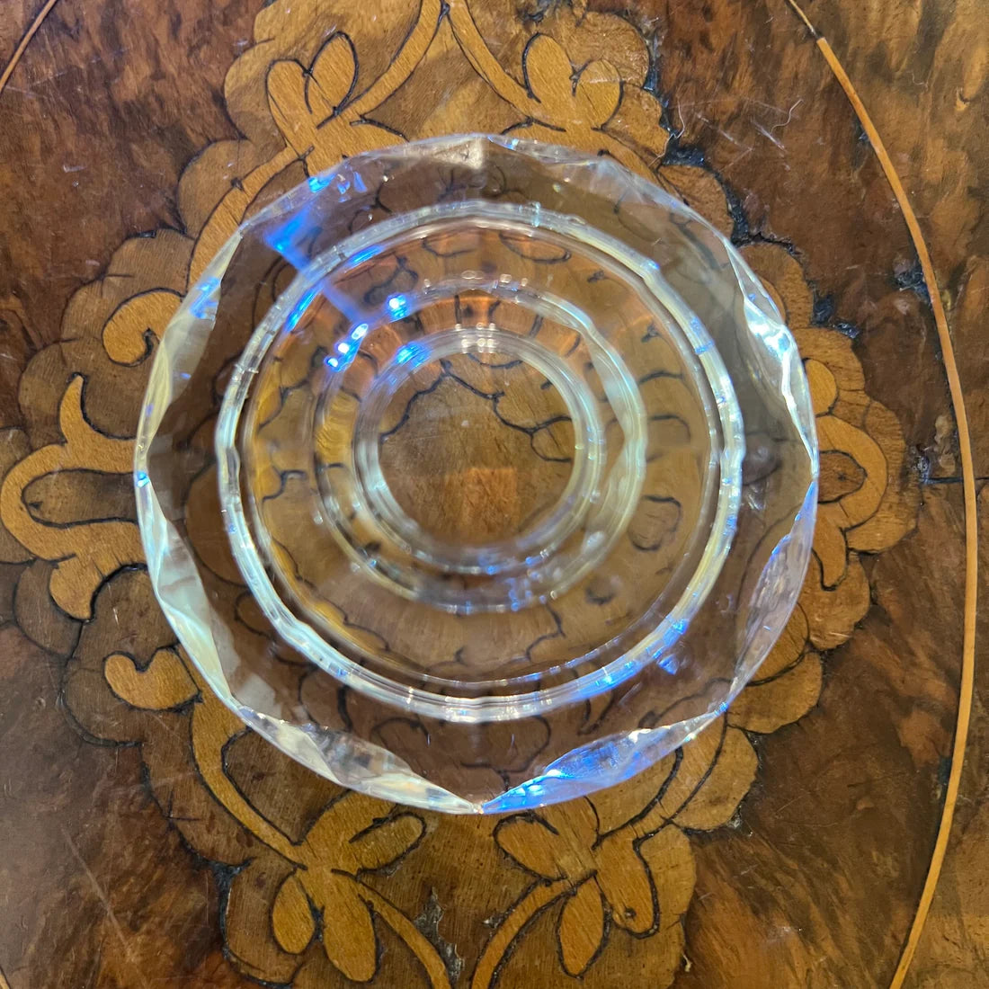 Vintage Glass Candle Holder