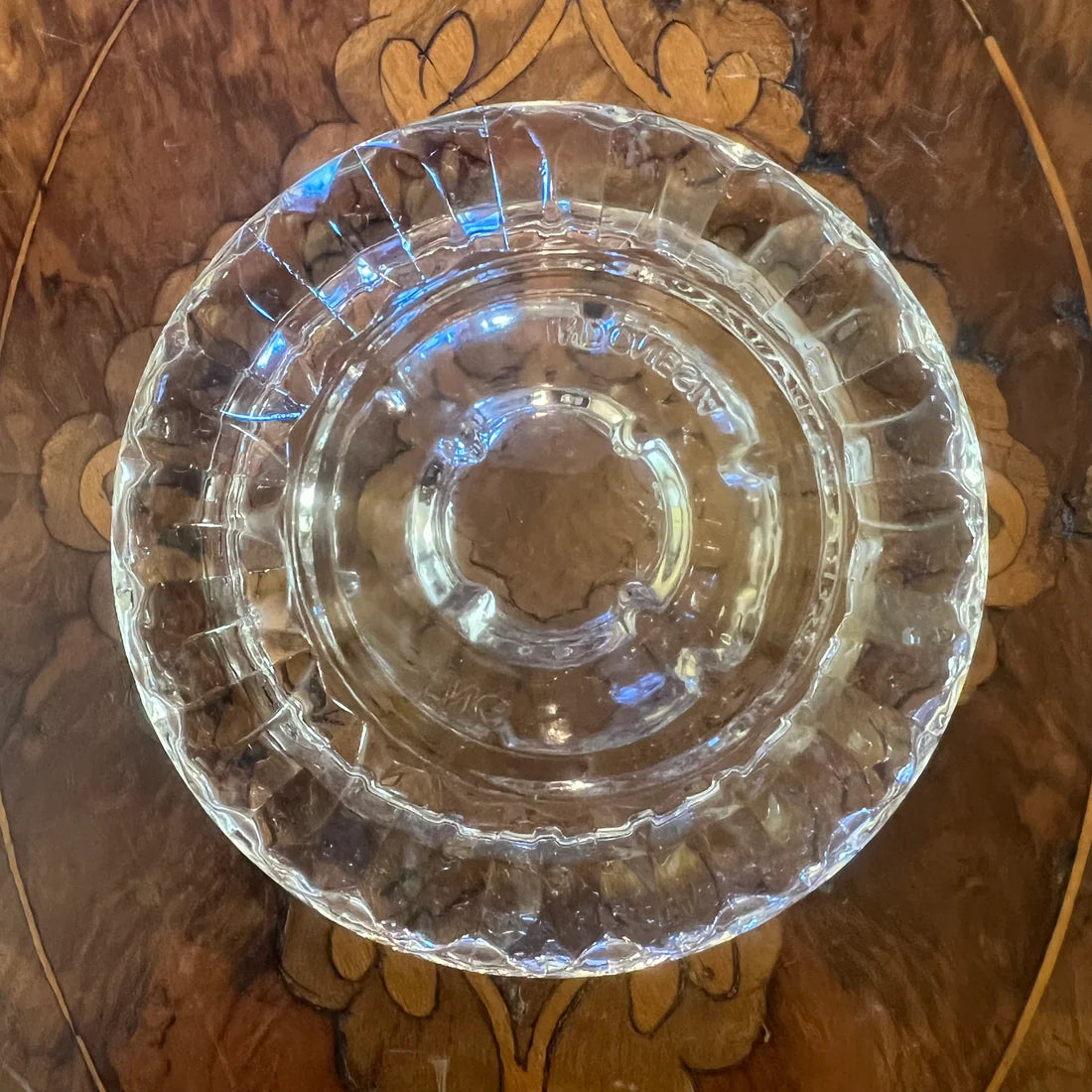 Vintage Glass Candle Holder