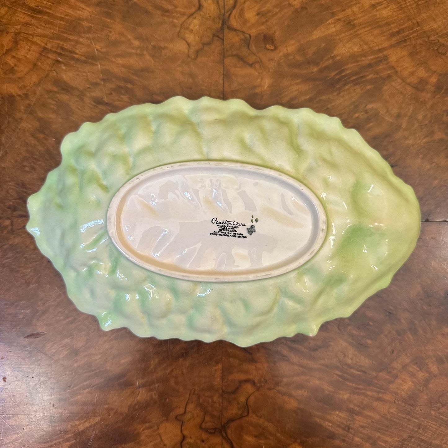 Carlton Ware Lettuce Shape Dish 