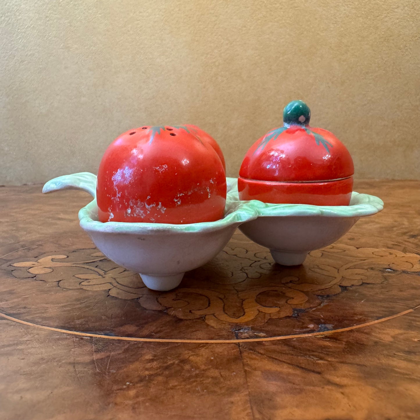 Carlton Ware Tomato Cruet Condiment 