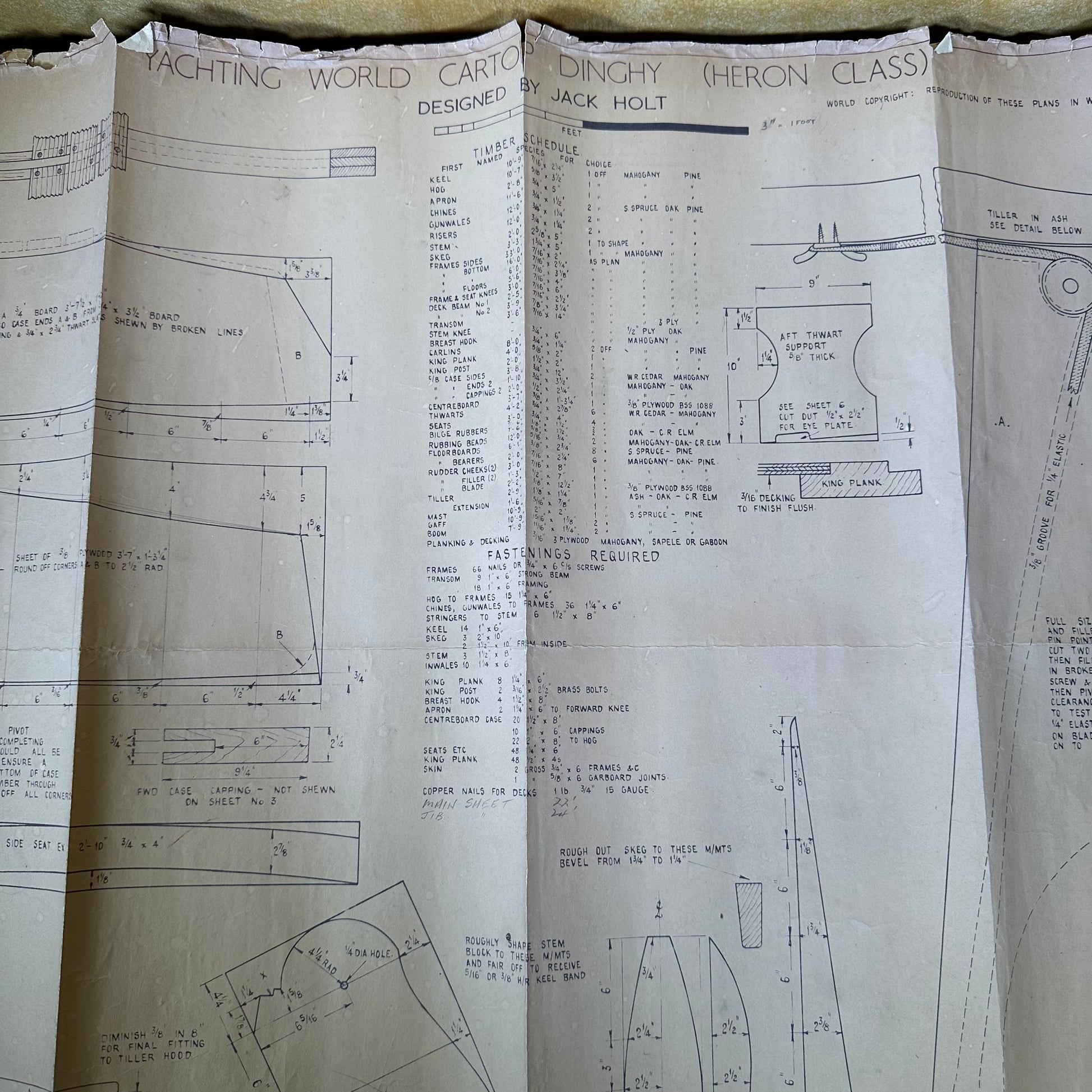 Cartop Dinghy Designed By Jack Holt 