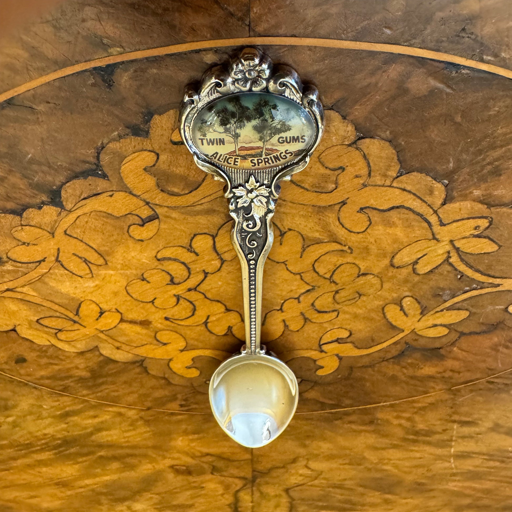Celest Silver Plate Alice Springs Souvenir Spoon 