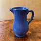 Ceramic Blue Jug Pitcher 
