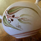 Vintage Ceramic Gum Leaves Print Teapot