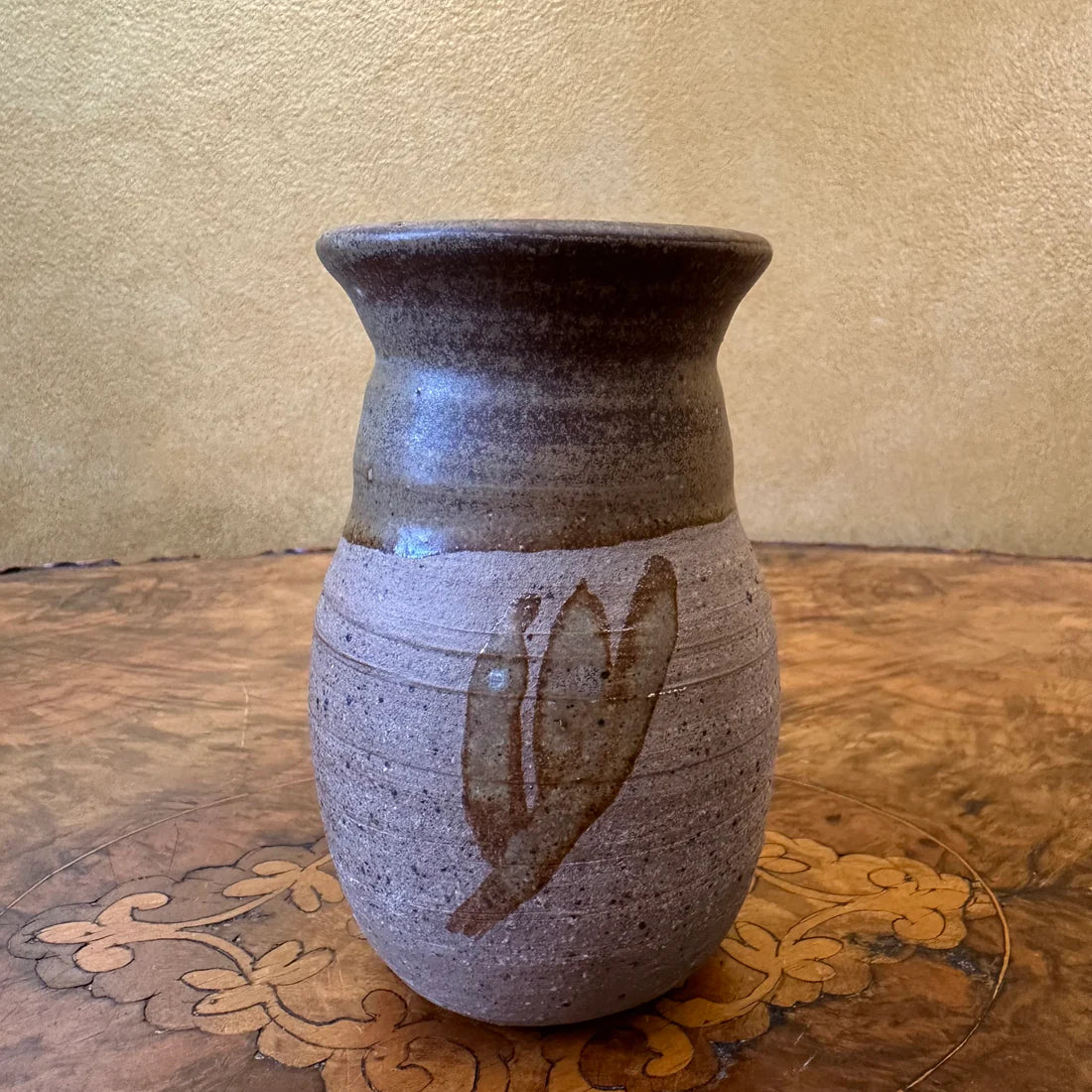 Vintage Ceramic Brown Vase
