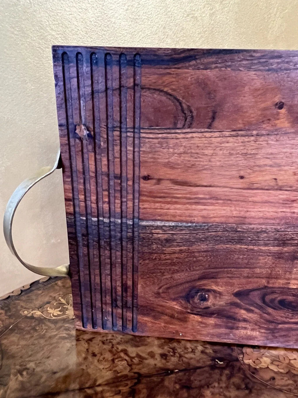 Large Wooden Cheese Board With Handles