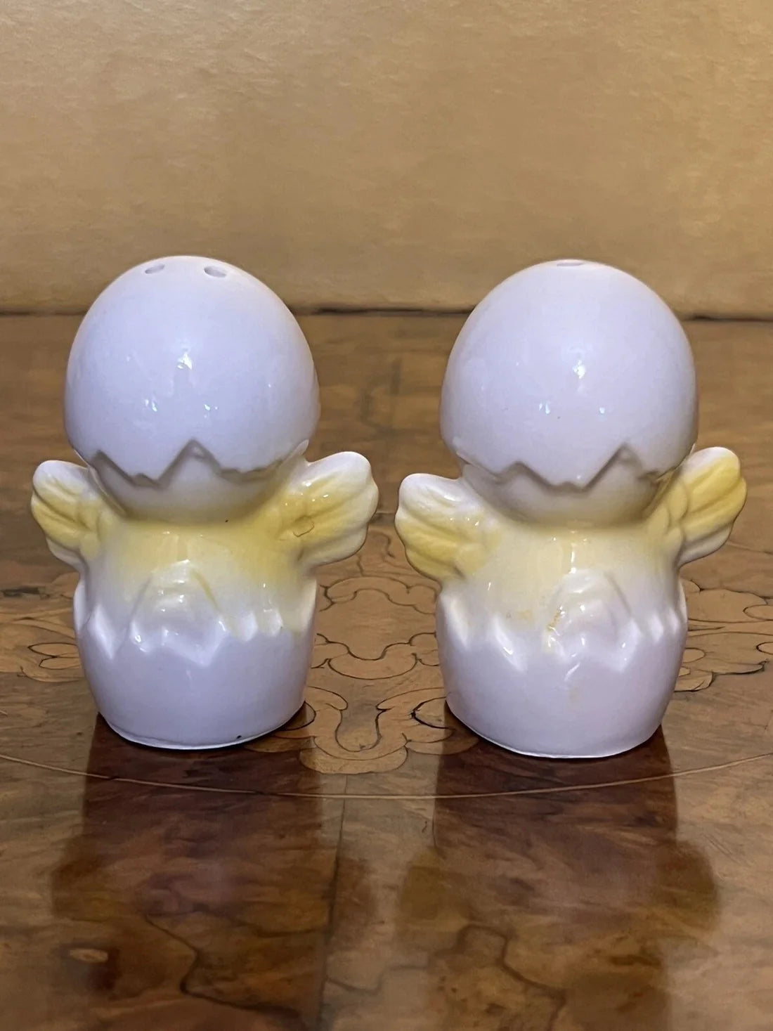 Vintage Chick Eggs Salt & Pepper Shakers