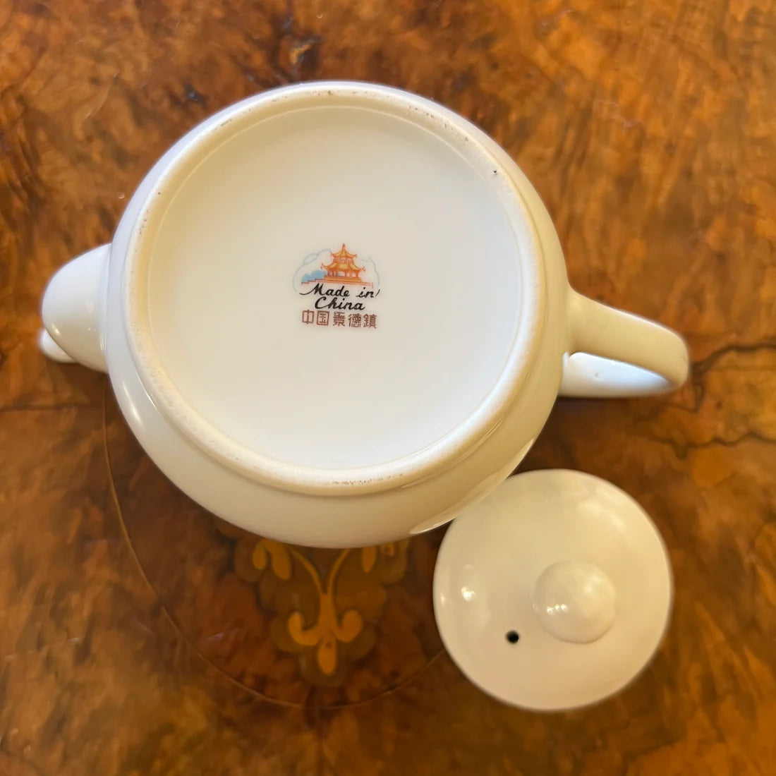 Vintage China Floral Teapot