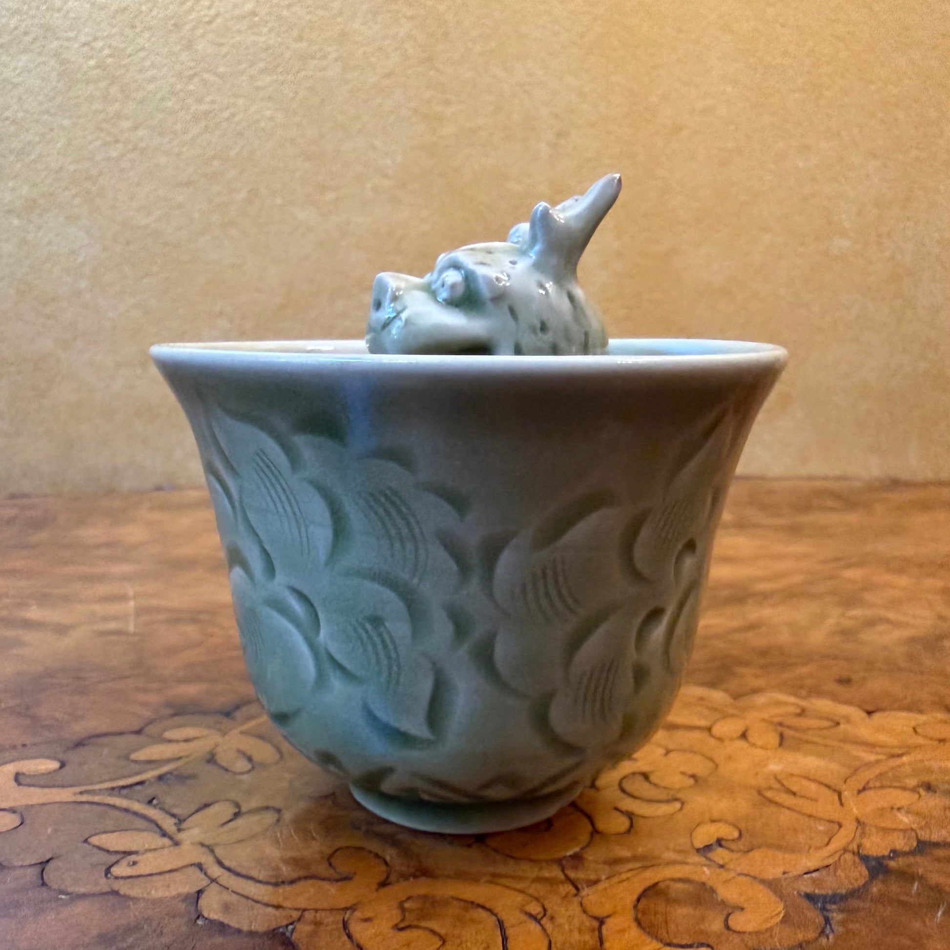 Chinese Porcelain Yao State Kiln Stereoscopic Dragon