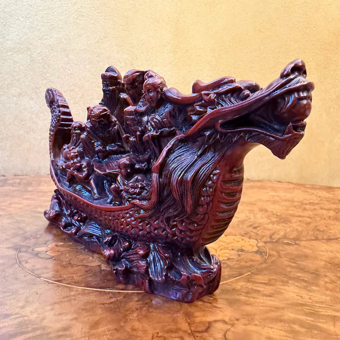 Chinese_Red_Resin_Dragon_Boat_Statue_Figurine_Good_Fortune_jpg