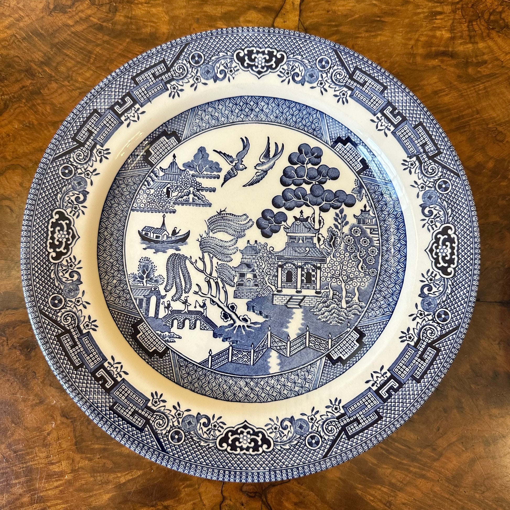 Churchill Willow Print Dinner Plate 