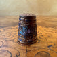 Cloisonné Enamel Inlay Water Lily Copper Thimble