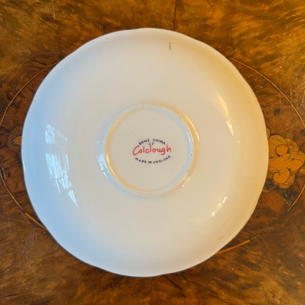 Colclough Forget Me Not Print Saucer 