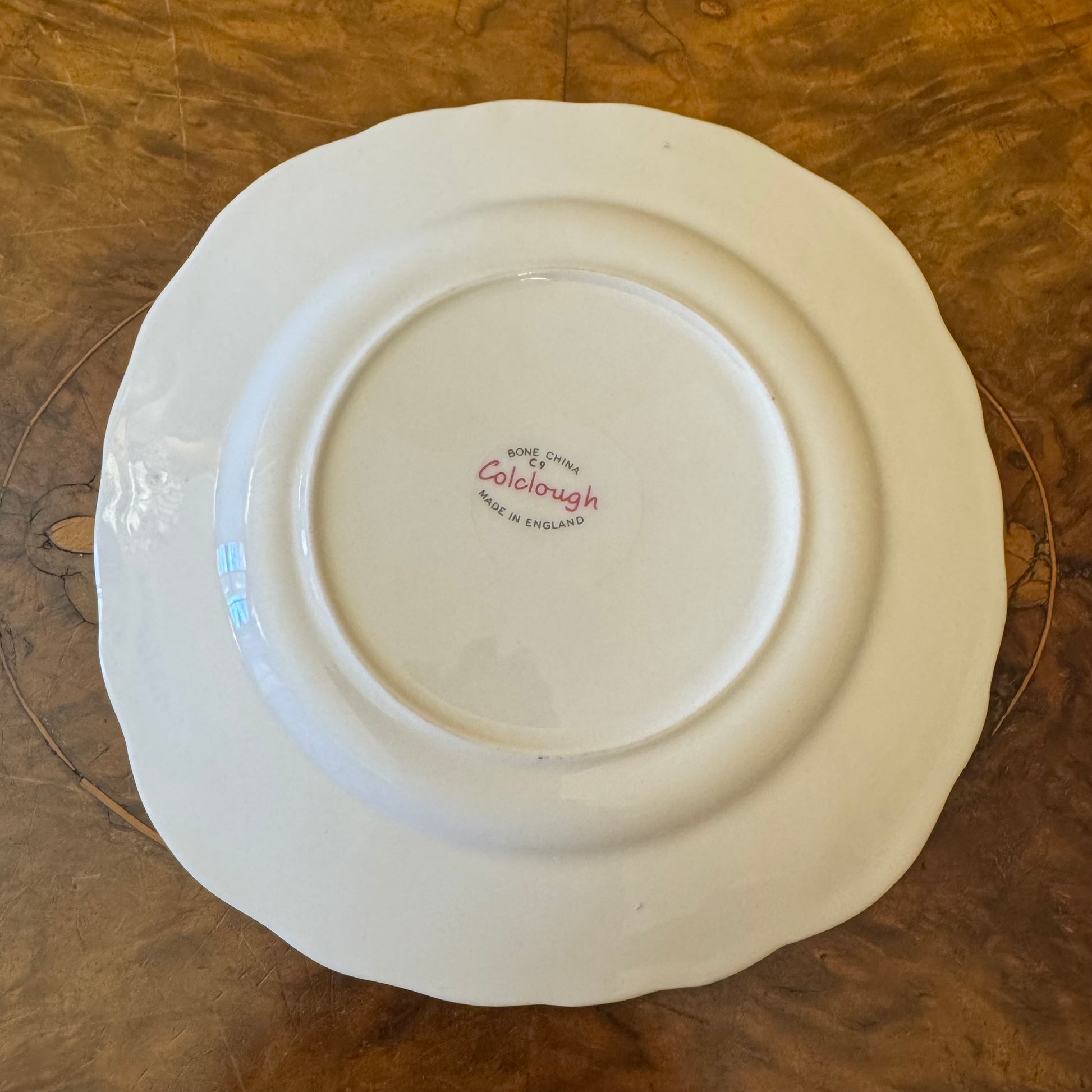 Colclough Pink Rose Print Side Plate 