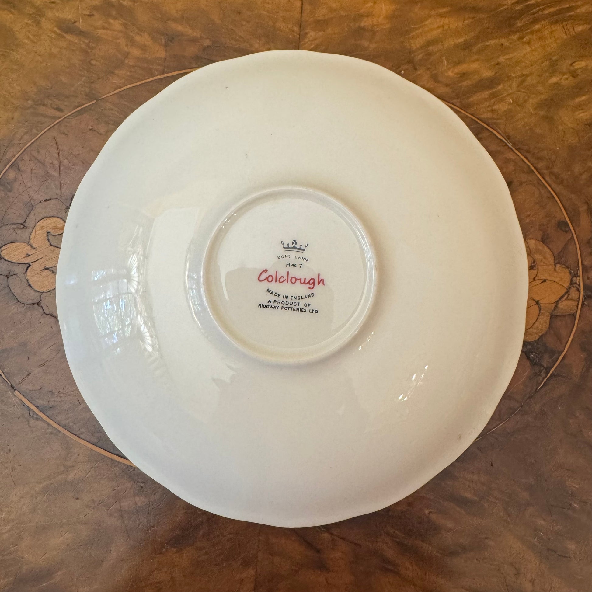 Colclough Rose Print Saucer 
