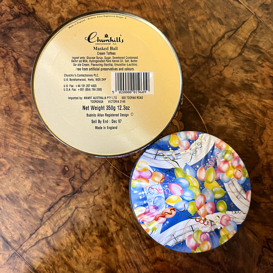 Churchill's Collectors Masked Ball Tin