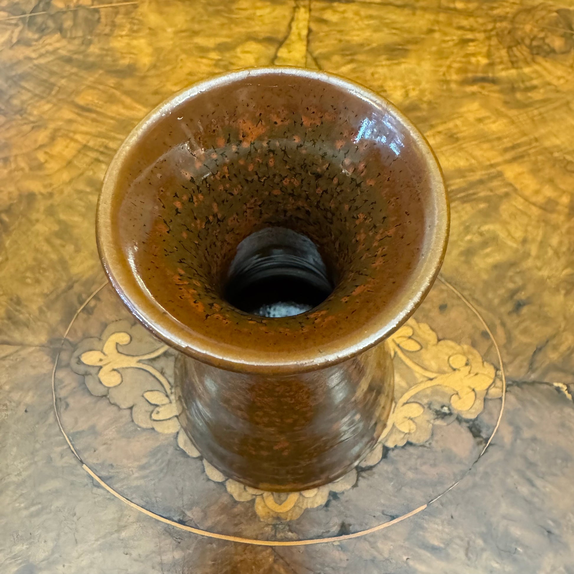 Coloured Pottery Vase 