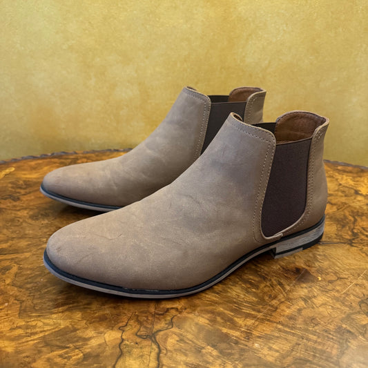 Connor Mens Tan Ankle Boots Size 8