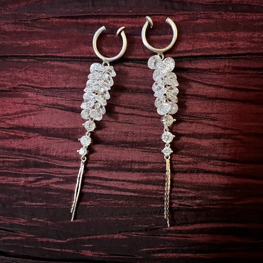 Vintage Costume Diamonti Earrings