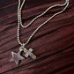 Vintage Costume Star & Cross Pendant Ankle Bracelet