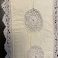 Vintage Cotton Crochet Pouch Doily