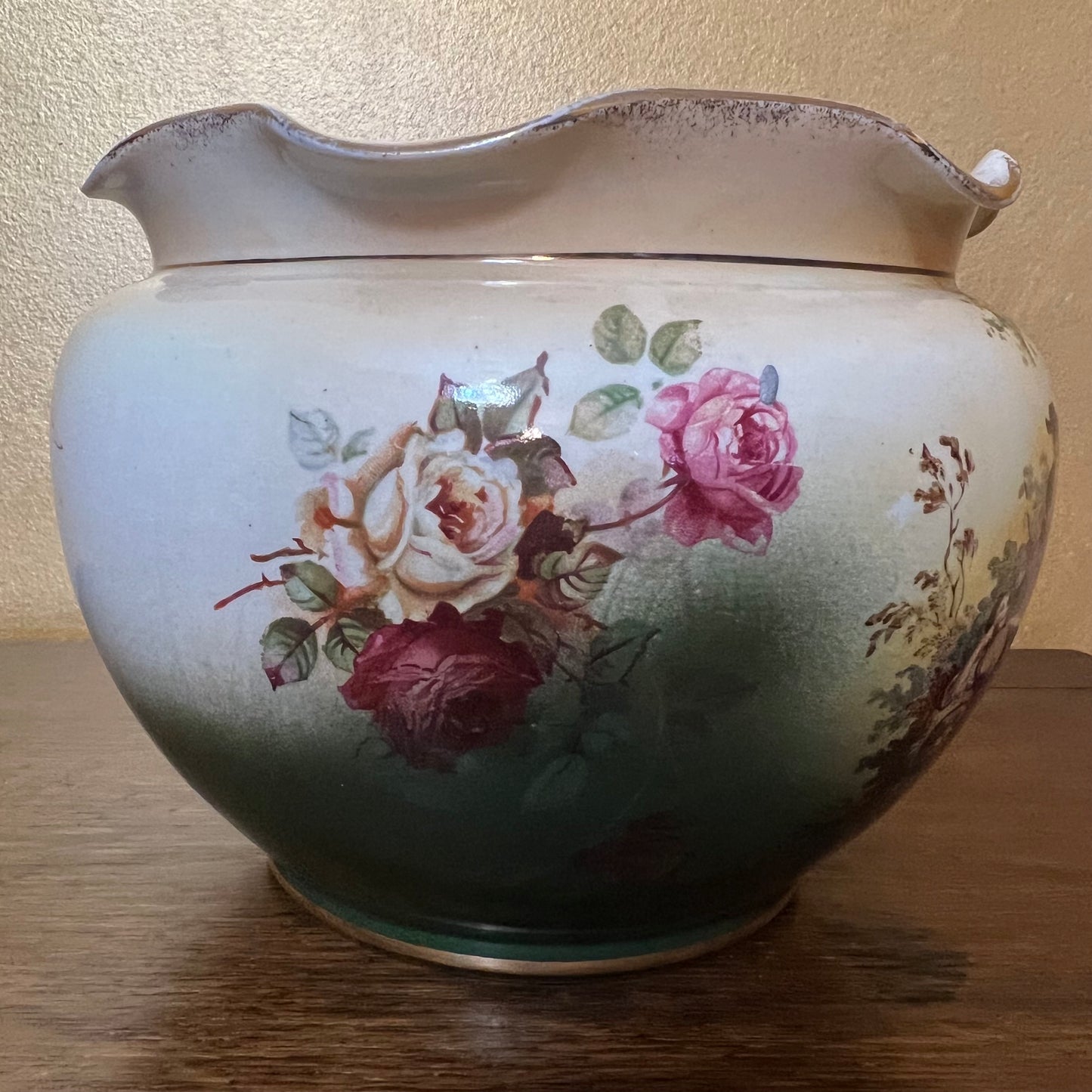Courting Print Jardiniere Pot Vase