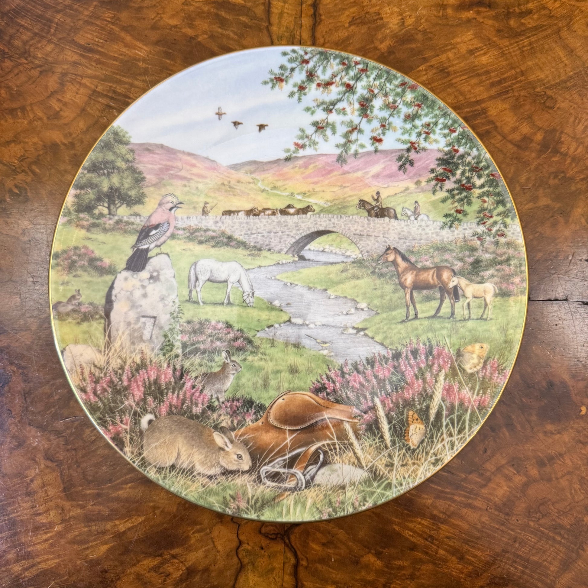 Creatures Great & Small by Peter Barrett Moorland Beck Plate