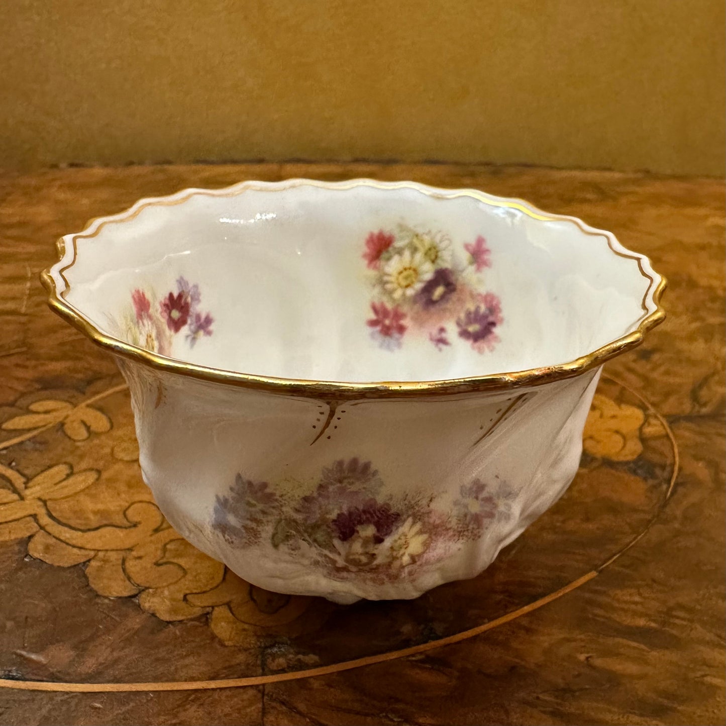 Crescent Floral Print Small Bowl 