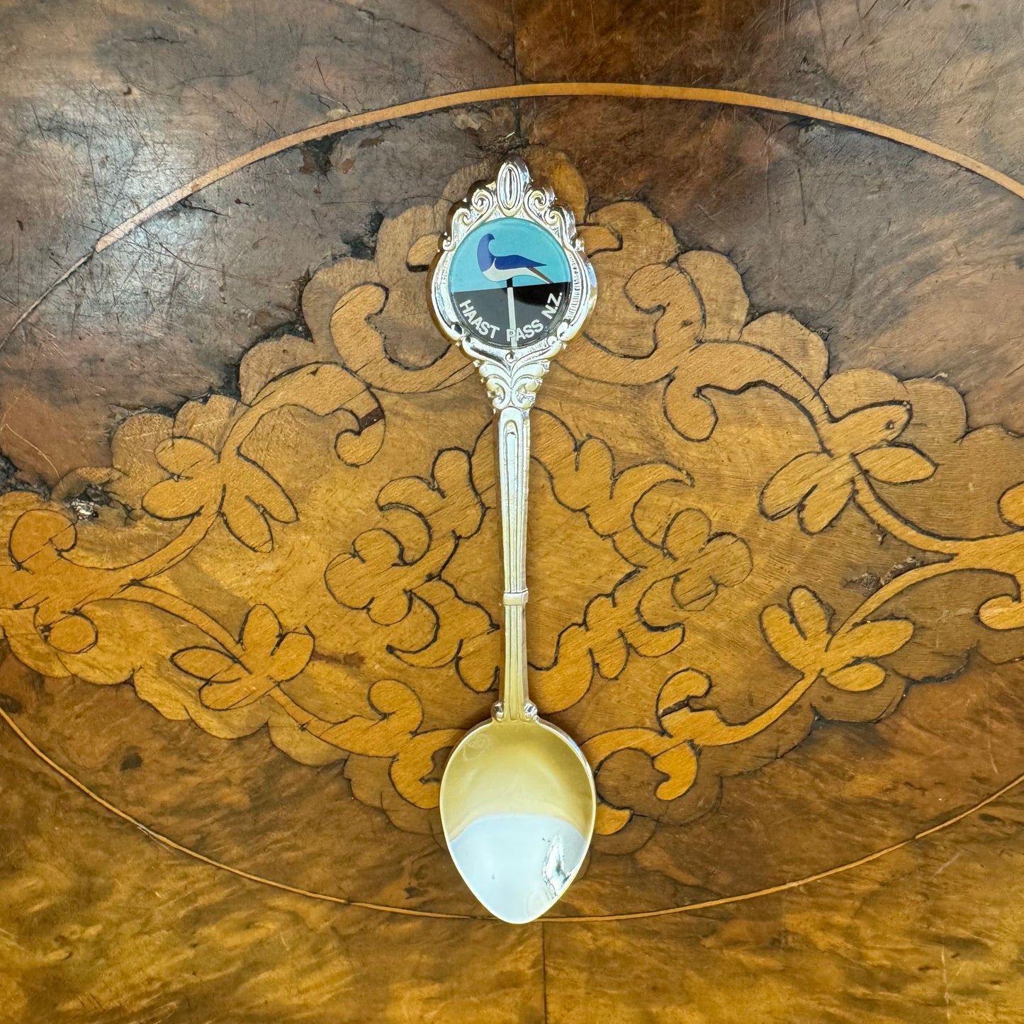 Cresta Silver Plate Haast Pass NZ Souvenir 