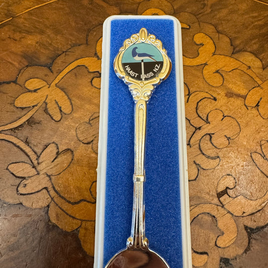 Cresta Silver Plate Haast Pass NZ Souvenir Spoon 