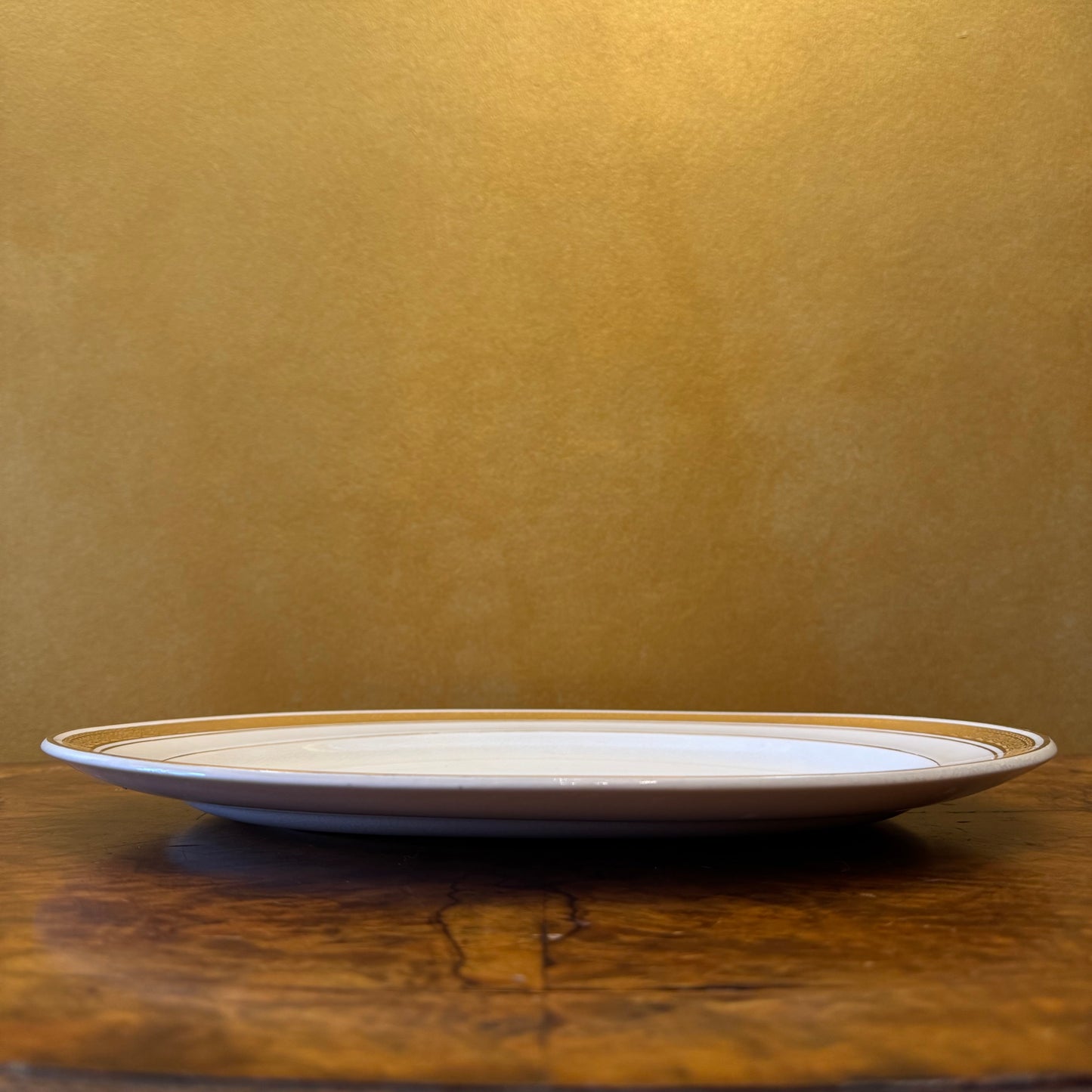 Crown Ducal Gold Border Print Tray 