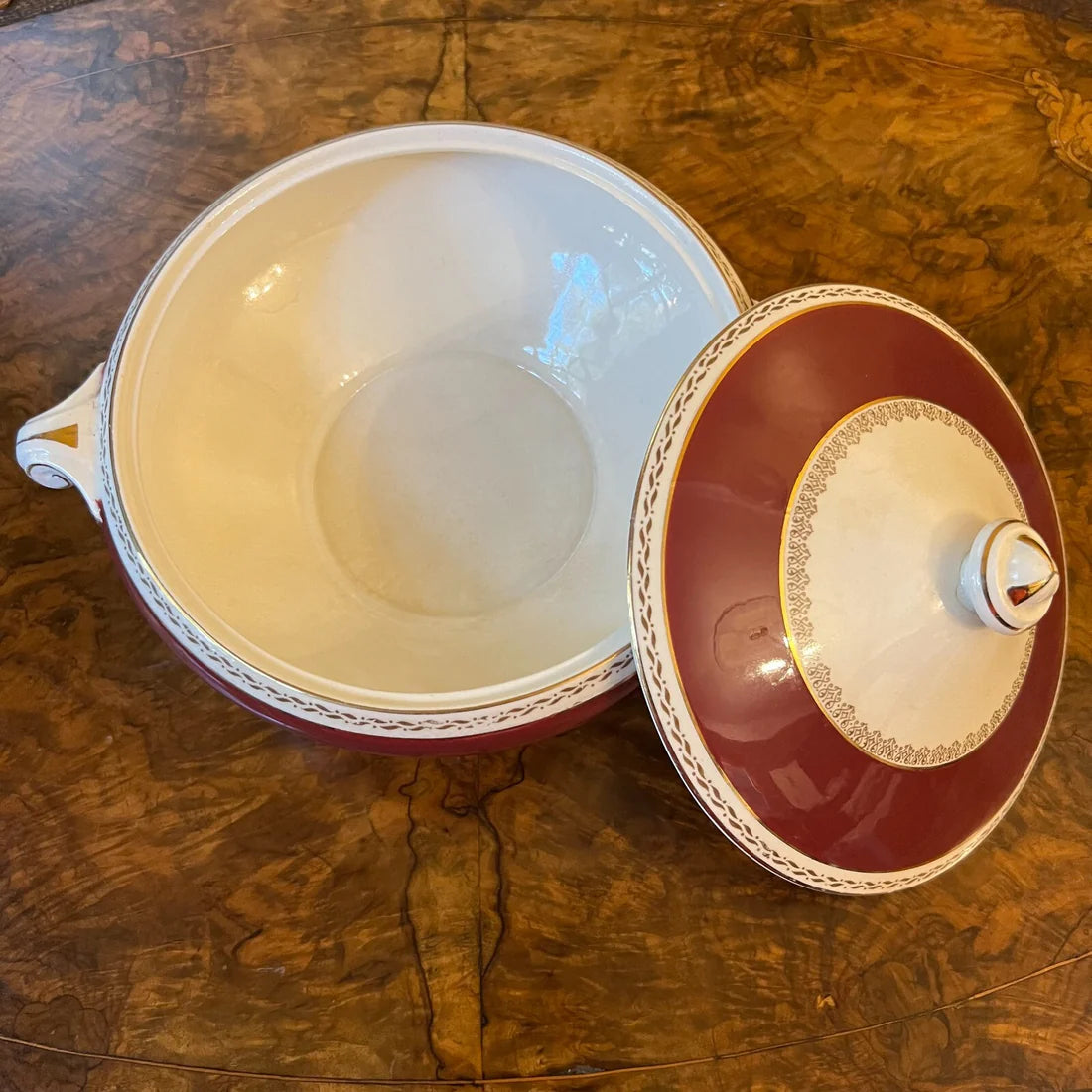 Vintage Crown Ducal Soup Tureen