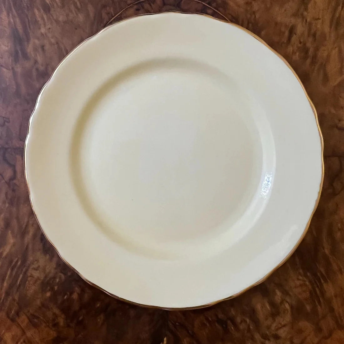 Crown Lutton Pale Yellow Side Plate