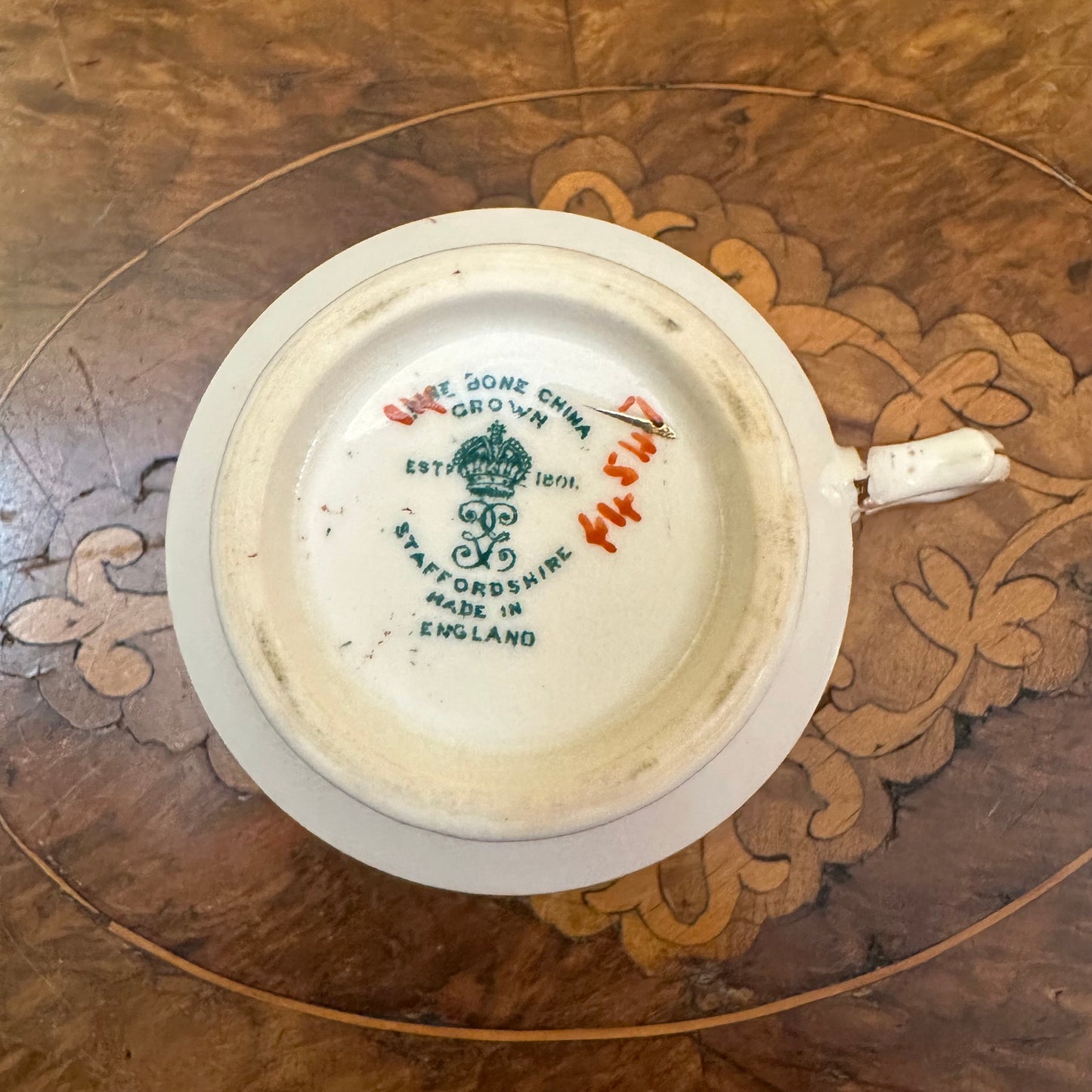 Crown Staffordshire Blue Bow 