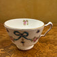 Crown Staffordshire Blue Bow Ribbon Cup