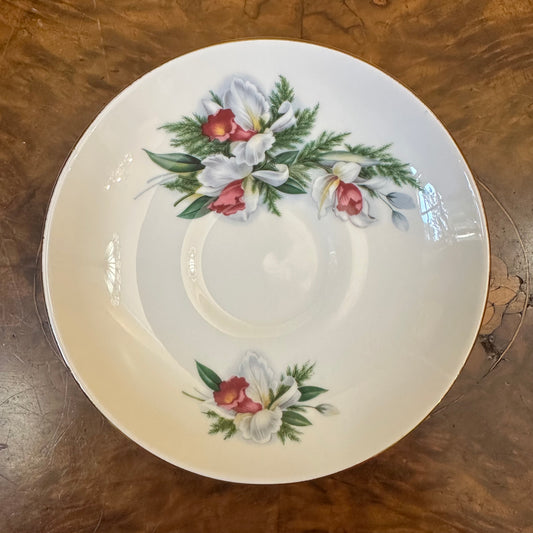 Crown Staffordshire Floral Print Saucer 