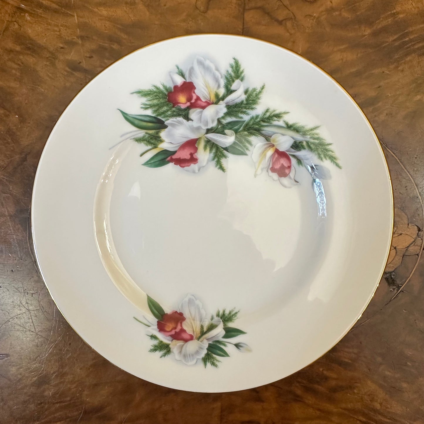 Crown Staffordshire Floral Print Side Plate 