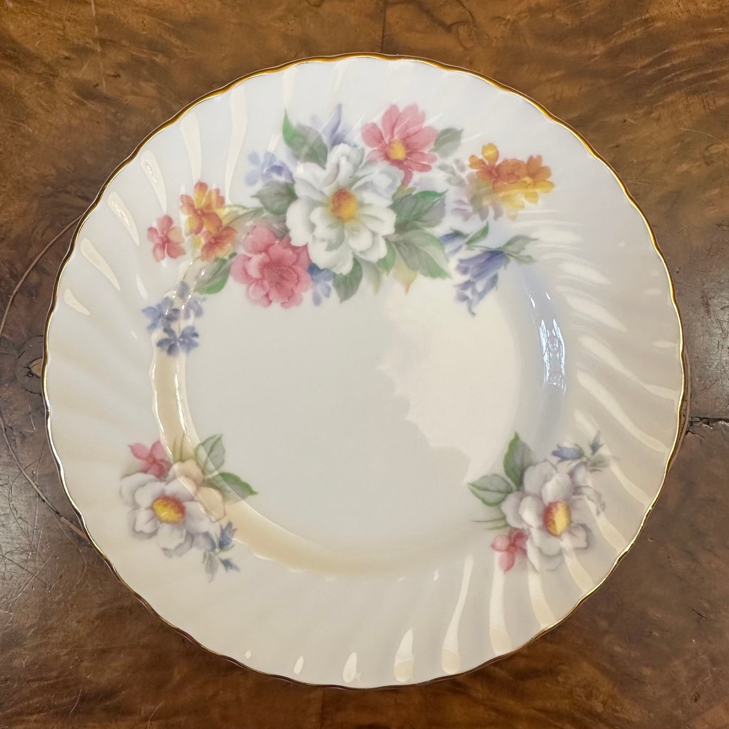 Crown Staffordshire Floral Side Plate 