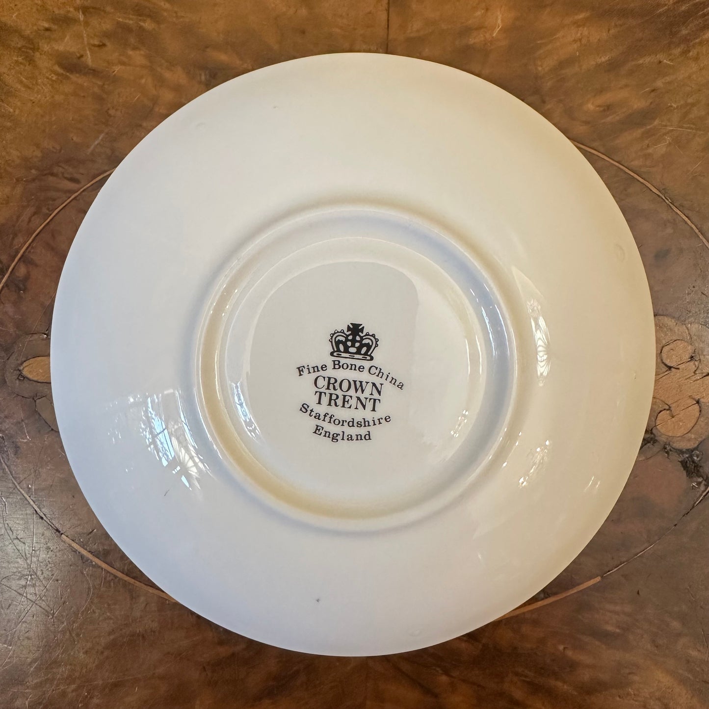 Crown Trent Pink Flower Saucer 