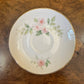 Crown Trent Pink Flower Saucer Plate  