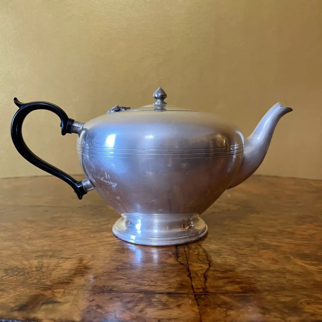 Vintage Crusader Silver Plate Tea Pot, Milk & Sugar Set