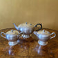 Vintage Crusader Silver Plate Tea Pot, Milk & Sugar Set