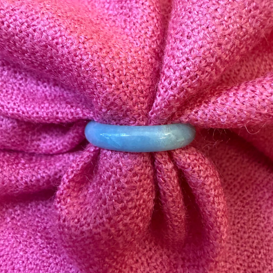 Crystal Blue Ring Size 6 1/2