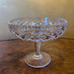 Vintage Crystal Bowl On Stand