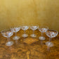 Crystal Champagne Coupe Hollow Stem Glasses Set Of Six