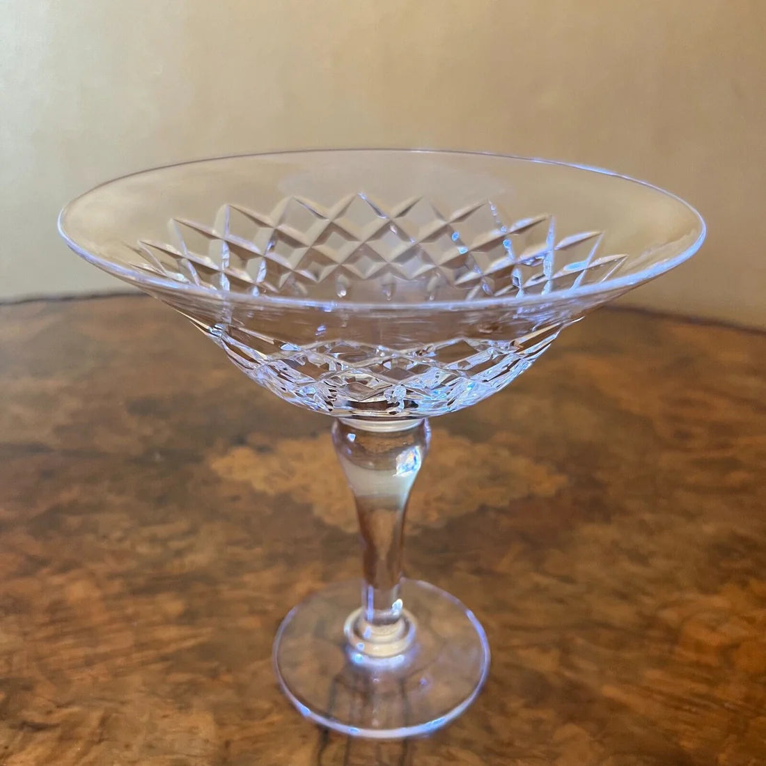Vintage Crystal Comport Glass