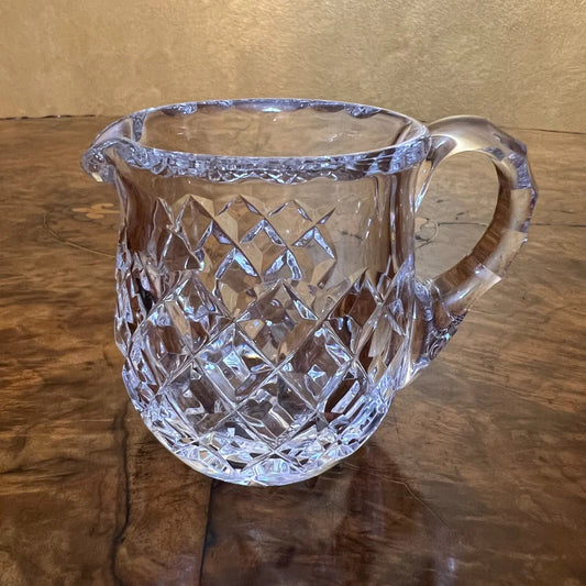 Vintage Crystal Creamer Jug