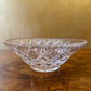 Vintage Crystal Cut Display Bowl